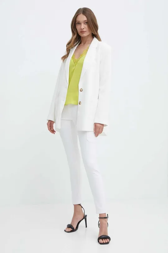 Τζιν παντελόνι Morgan PEMA3 λευκό
