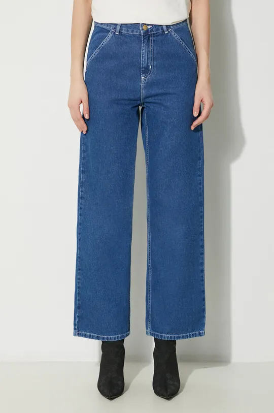 niebieski Carhartt WIP jeansy Simple Pant Damski