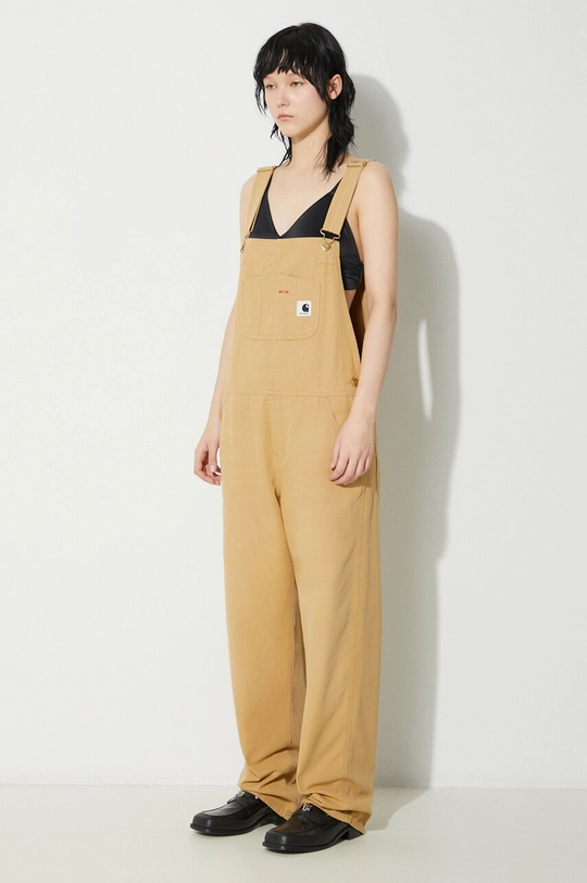 Τζιν σαλοπέτα Carhartt WIP Bib Overall Straight Κύριο υλικό: 100% Βαμβάκι Φόδρα τσέπης: 65% Πολυεστέρας, 35% Βαμβάκι