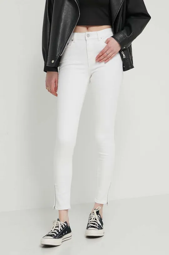 biały Tommy Jeans jeansy Nora Damski