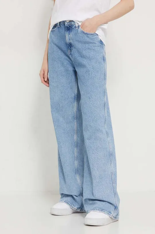 niebieski Tommy Jeans jeansy Claire Damski