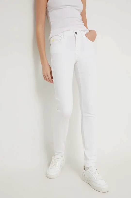biały Desigual jeansy MIAMI Damski
