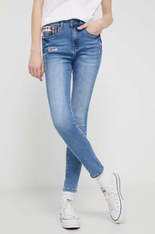niebieski Desigual jeansy MARYLA Damski