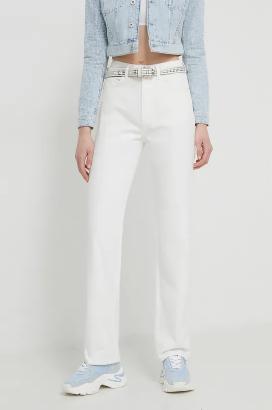 biały Karl Lagerfeld Jeans jeansy Damski