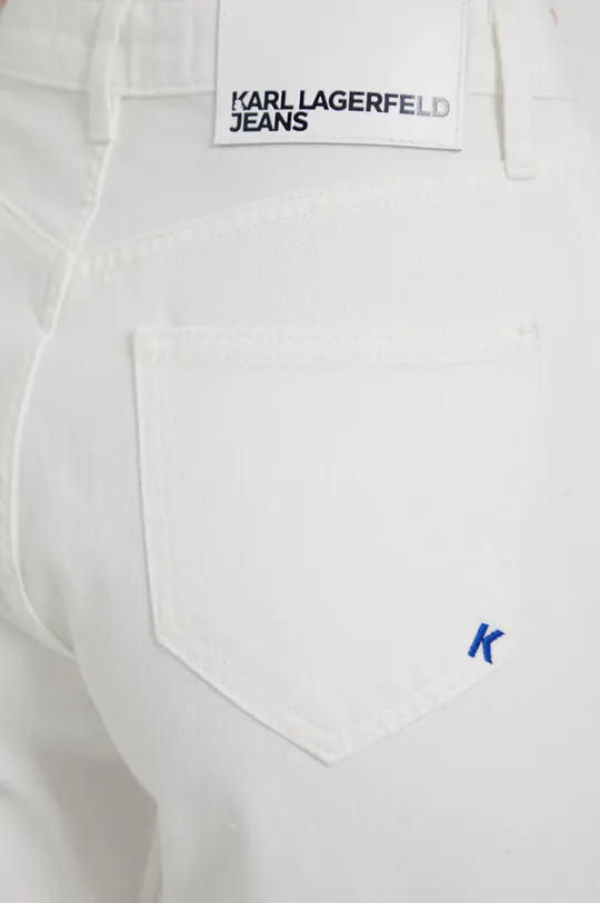 biały Karl Lagerfeld Jeans jeansy