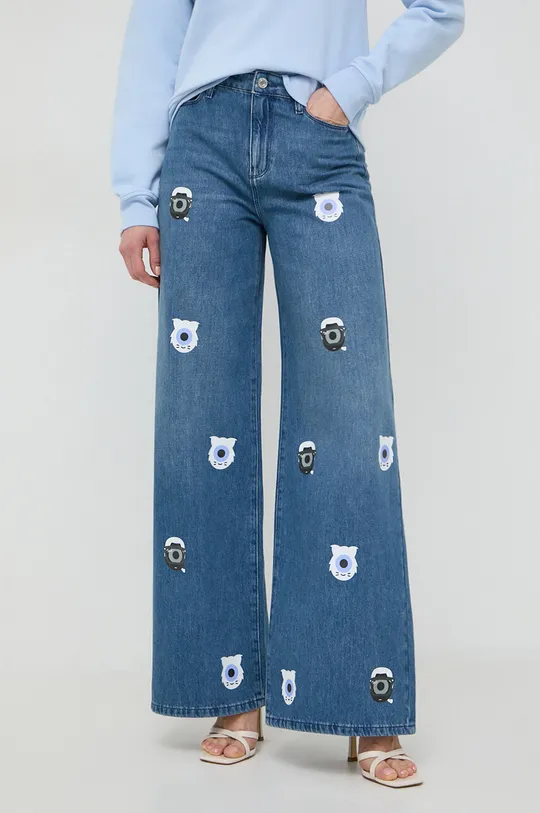 niebieski Karl Lagerfeld jeansy x Darcel Disappoints Damski