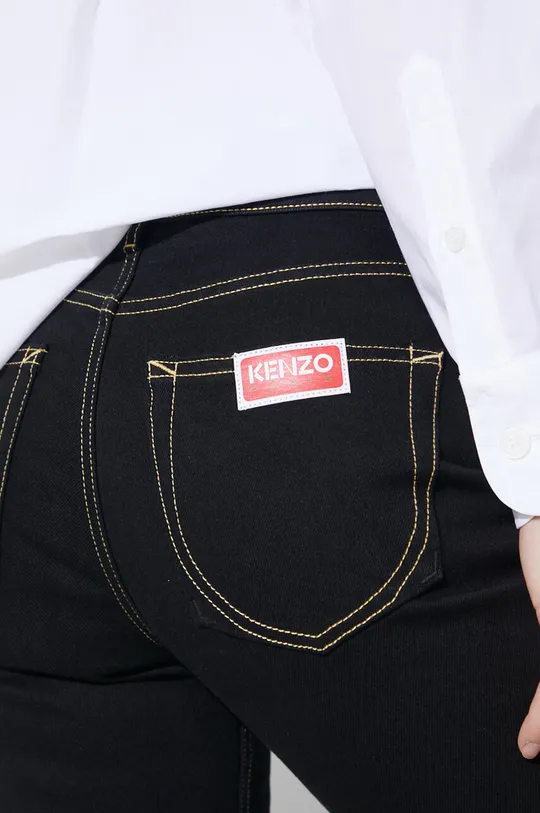 nero Kenzo jeans Solid Asagao Straight