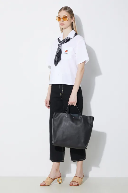 Traperice Kenzo Solid Sumire Cropped crna
