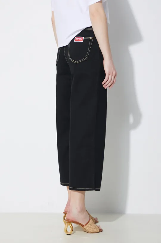 Kenzo jeans Solid Sumire Cropped 99% Cotton, 1% Elastane