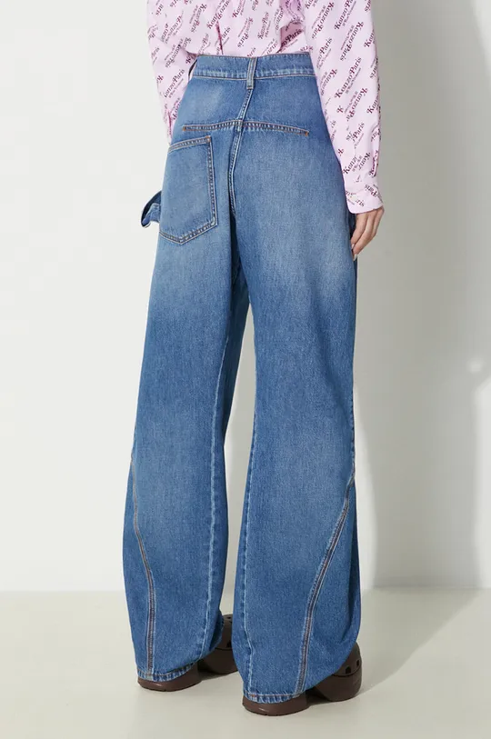 JW Anderson jeansi Twisted Workwear Jeans Materialul de baza: 100% Bumbac Captuseala buzunarului: 65% Poliester , 35% Bumbac