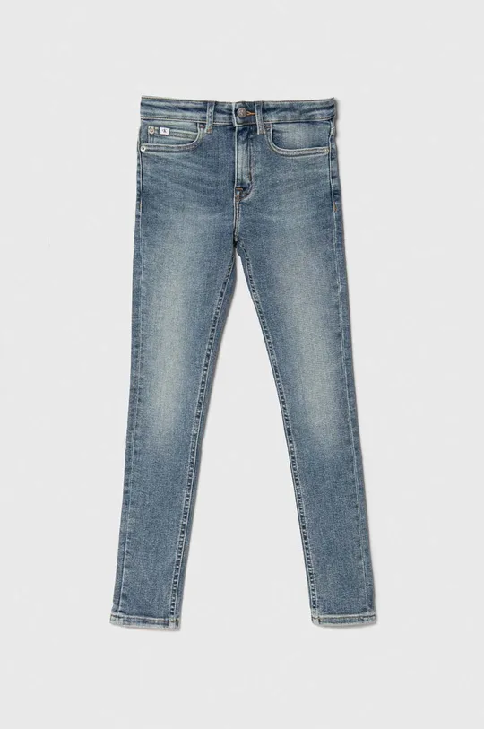 modra Otroške kavbojke Calvin Klein Jeans Dekliški