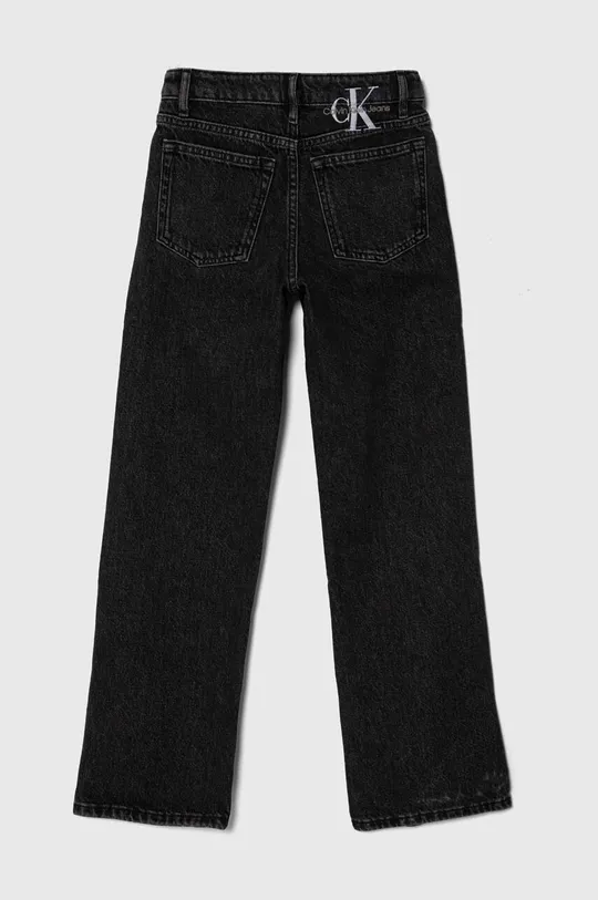 Παιδικά τζιν Calvin Klein Jeans μαύρο