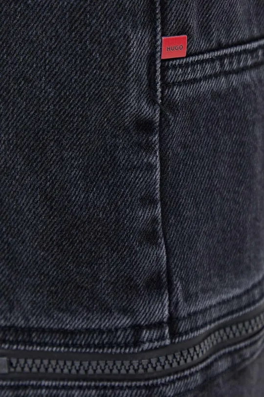czarny HUGO jeansy 446