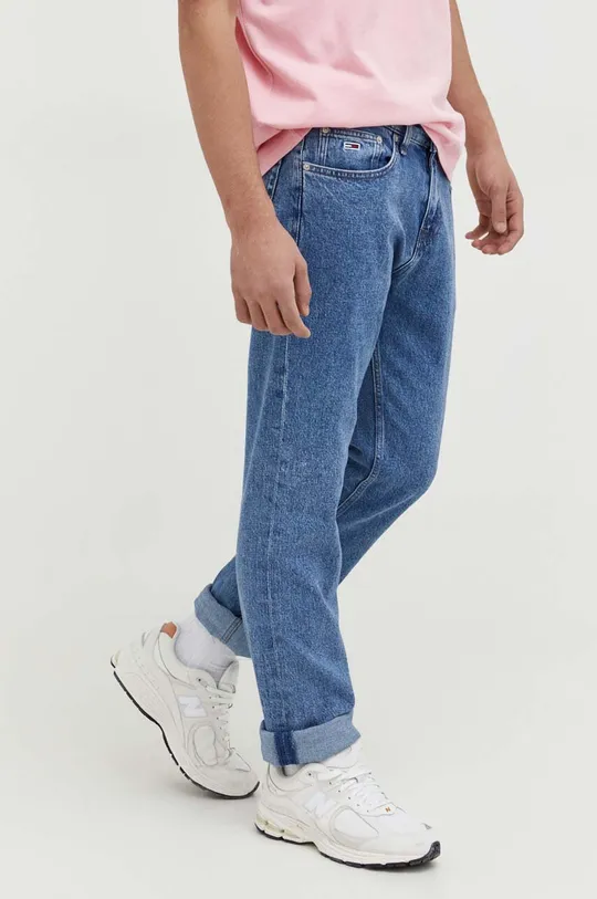 niebieski Tommy Jeans jeansy Ryan Męski