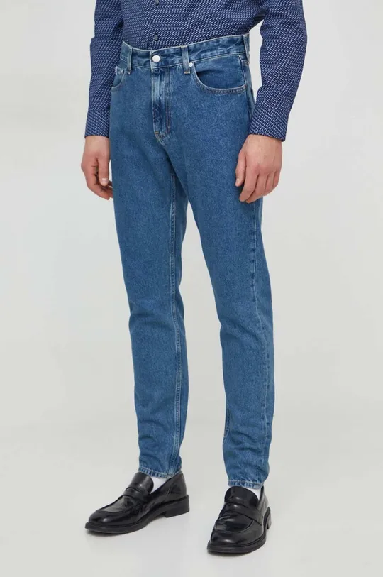 plava Traperice Calvin Klein Jeans Muški