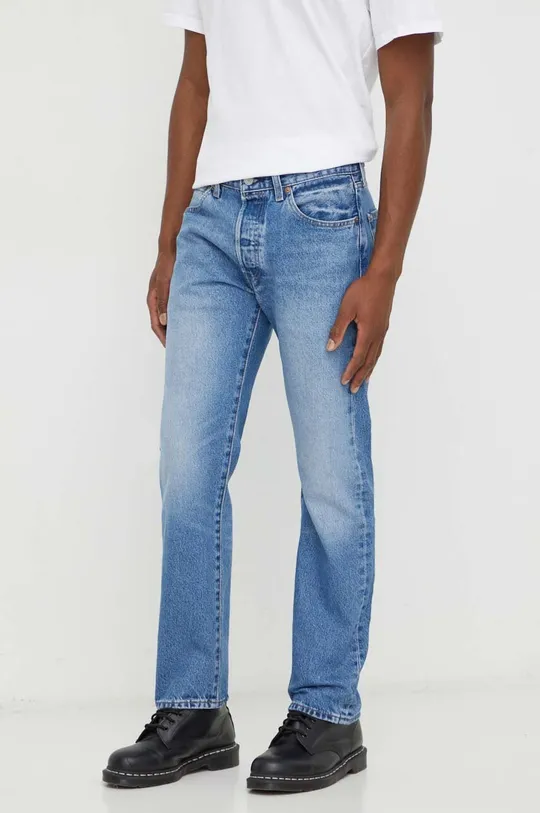 Levi's jeansy 501 niebieski