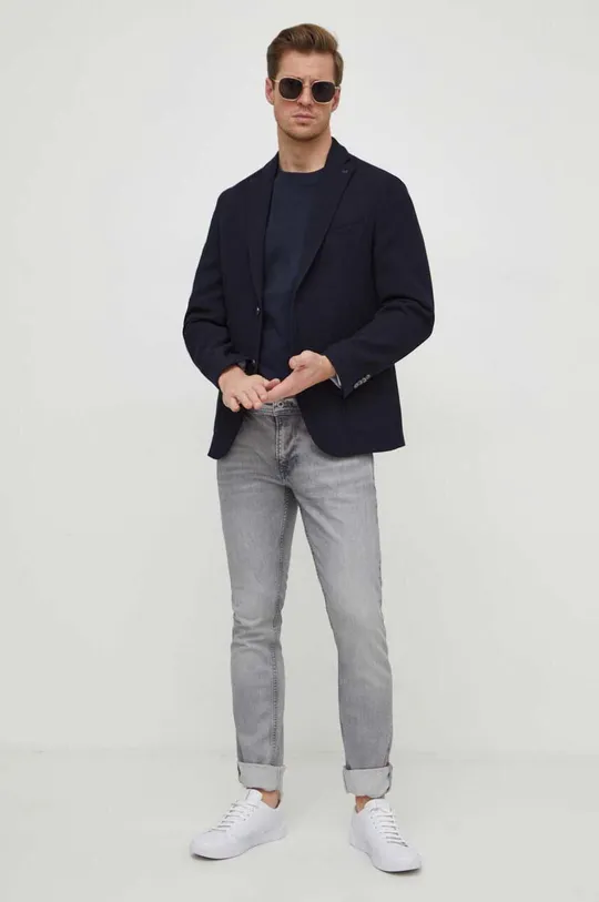 Rifle Pepe Jeans TAPERED JEANS sivá
