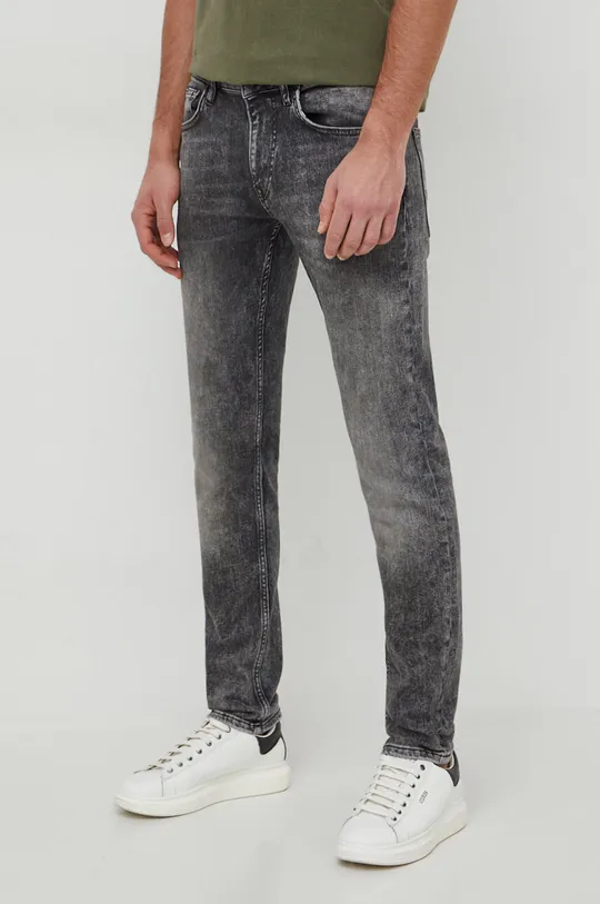 szary Pepe Jeans jeansy Męski