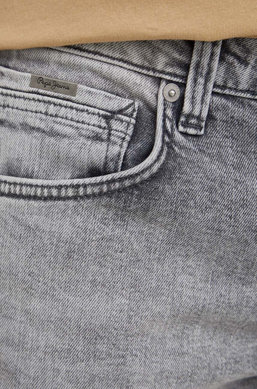 γκρί Τζιν παντελόνι Pepe Jeans STRAIGHT JEANS STONE