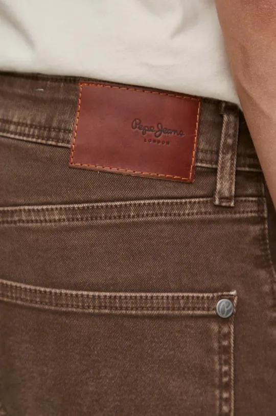 hnedá Rifle Pepe Jeans TAPERED JEANS