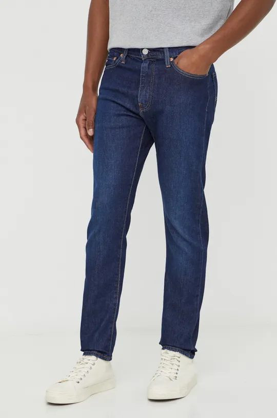 granatowy Levi's jeansy 510 SKINNY Męski