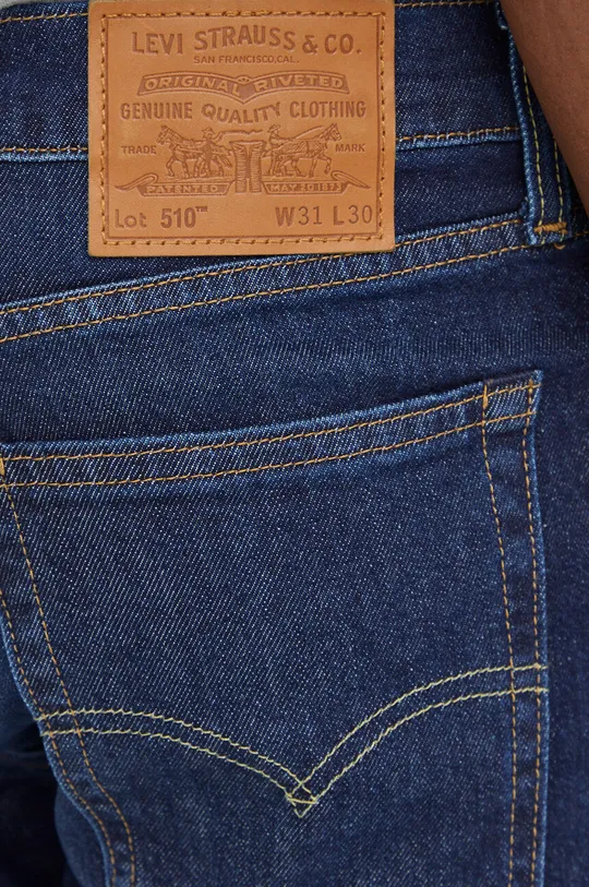granatowy Levi's jeansy 510 SKINNY