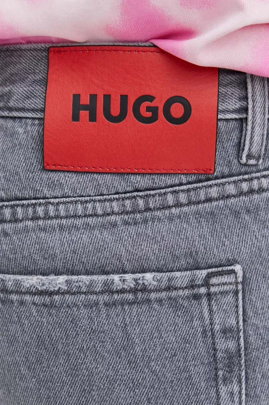 szary HUGO jeansy