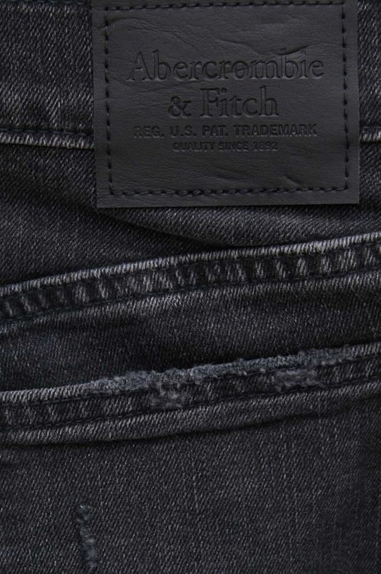 czarny Abercrombie & Fitch jeansy Athletic