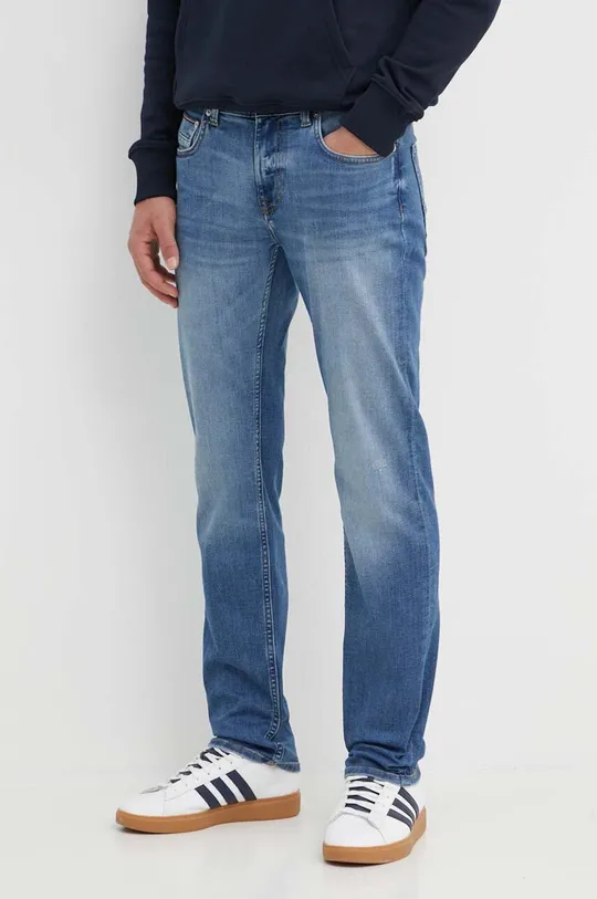 niebieski Tommy Hilfiger jeansy Męski