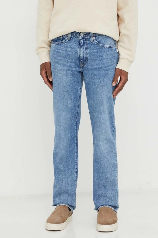 niebieski Levi's jeansy 514 STRAIGHT Męski