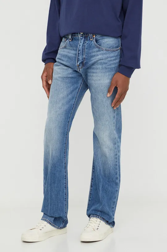 niebieski Levi's jeansy 517 BOOTCUT Męski