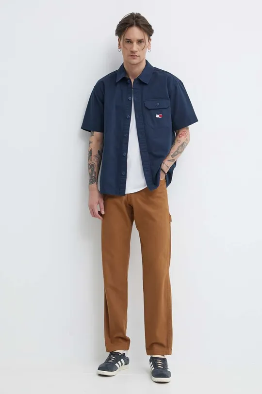 Dickies jeansy DUCK CARPENTER PANT brązowy