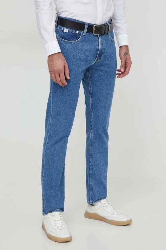 plava Traperice Calvin Klein Jeans Muški