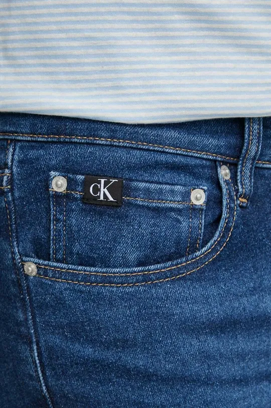 granatowy Calvin Klein Jeans jeansy