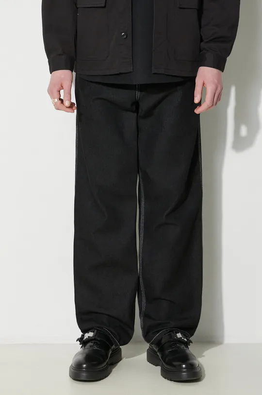 negru Carhartt WIP jeansi Simple Pant De bărbați