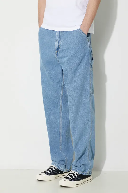 niebieski Carhartt WIP jeansy Single Knee Pant