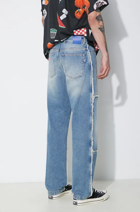 Marcelo Burlon jeans Medium Stone Dnm Straight Main: 89% Cotton, 11% Polyester Pocket lining: 65% Polyester, 35% Cotton