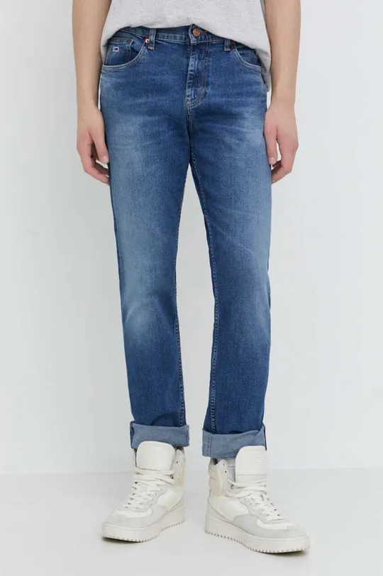 niebieski Tommy Jeans jeansy Ryan Męski