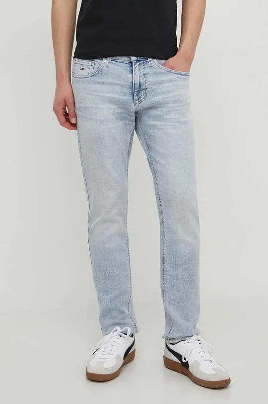 niebieski Tommy Jeans jeansy Scanton Męski