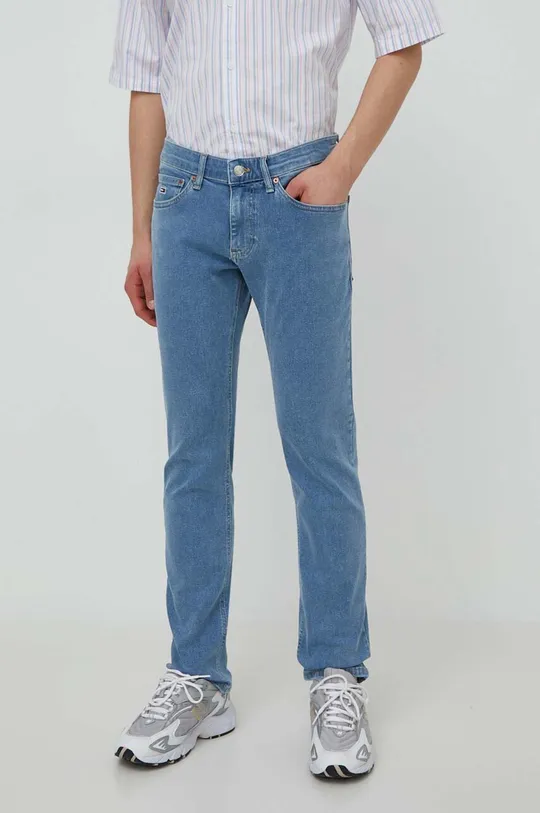 niebieski Tommy Jeans jeansy Scanton Męski