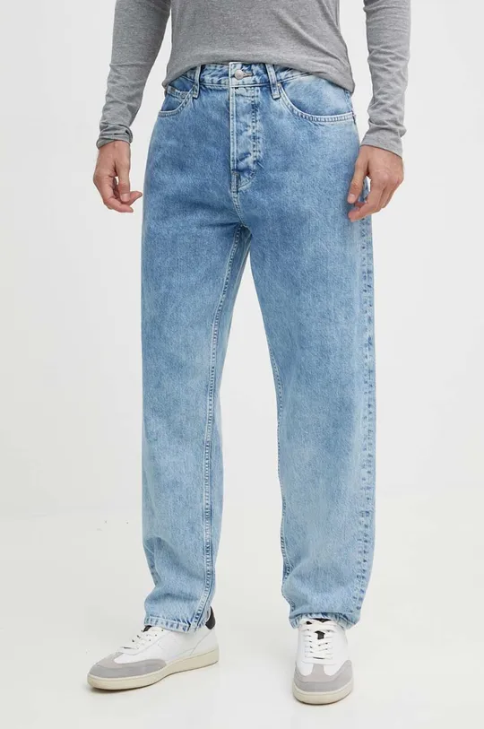 niebieski Pepe Jeans jeansy LOOSE TAPER JEANS LT Męski