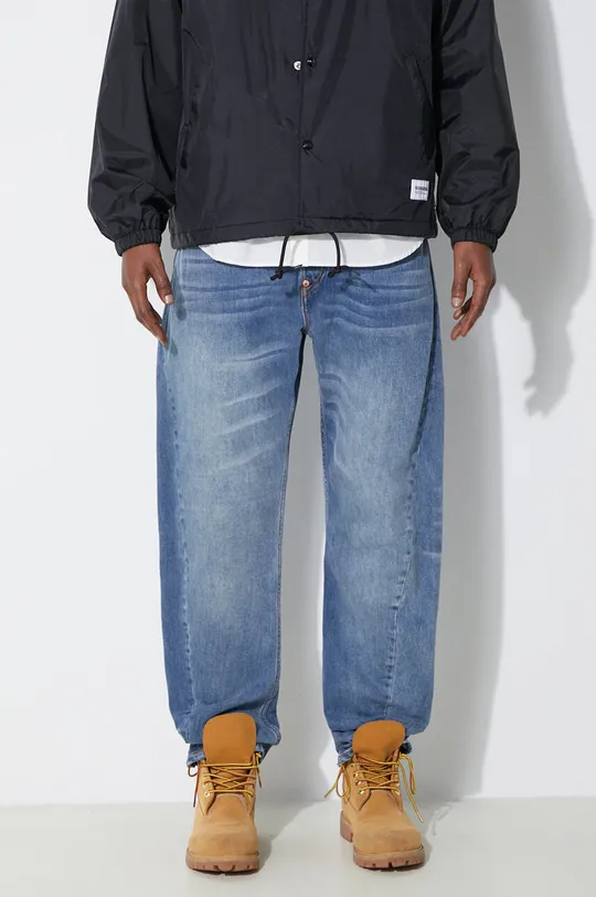 blu Evisu jeans GH Printed Uomo