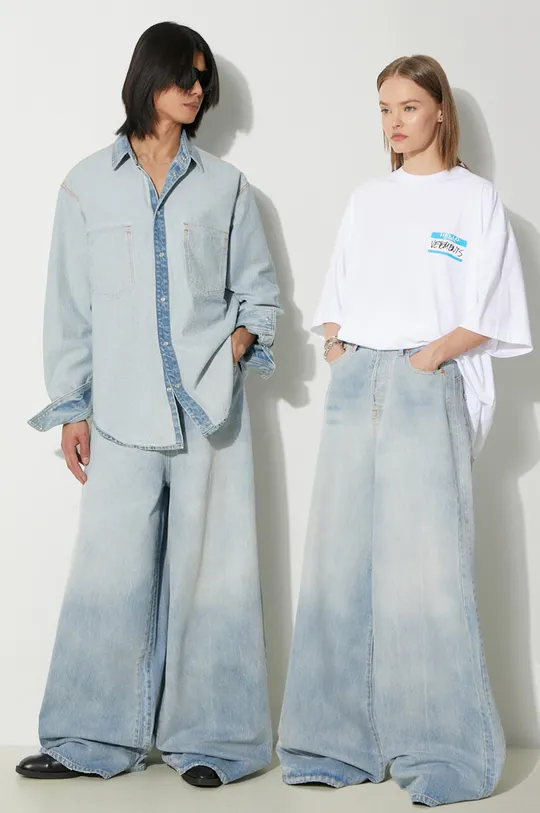 albastru VETEMENTS jeansi Big Shape Jeans Unisex