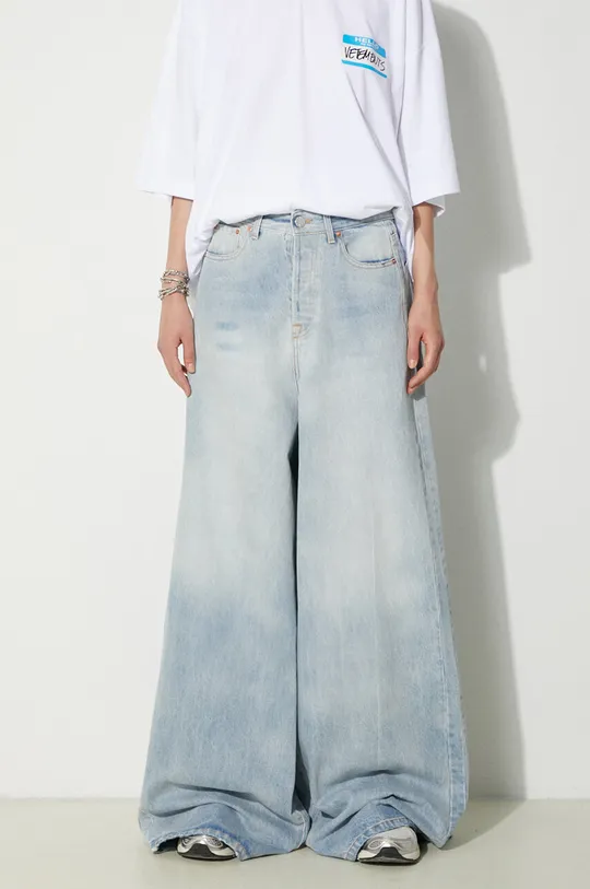 niebieski VETEMENTS jeansy Big Shape Jeans Unisex