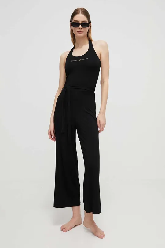 μαύρο Ολόσωμη φόρμα παραλίας Emporio Armani Underwear Γυναικεία