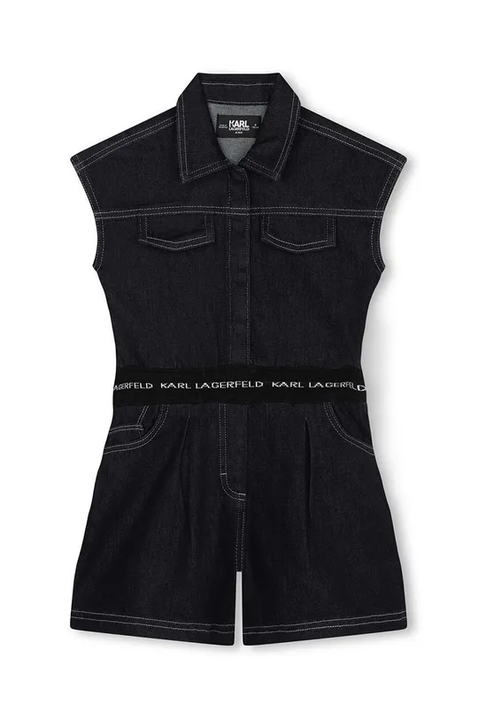 Παιδική ολόσωμη φόρμα Karl Lagerfeld μαύρο