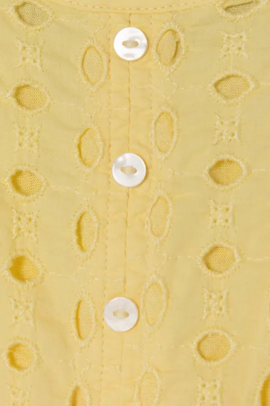 Abercrombie & Fitch kombinezon bawełniany żółty