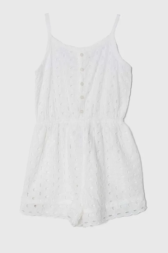 λευκό Παιδικές βαμβακερές φόρμες Abercrombie & Fitch Για κορίτσια