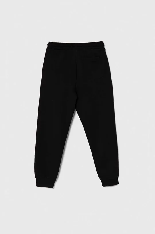 Calvin Klein Jeans gyerek pamut melegítőnadrág fekete