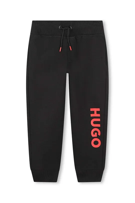 чёрный Детские спортивные штаны HUGO Для мальчиков